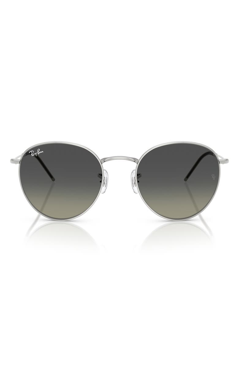 Ray-Ban 55mm Gradient Phantos Sunglasses, Main, color, Silver / Grey Gradient