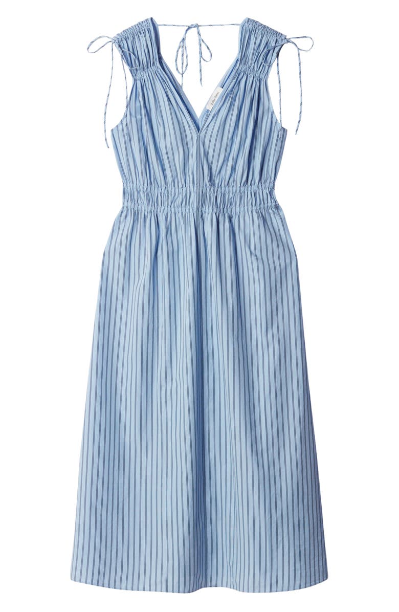 & Other Stories Stripe Sleeveless Dress, Alternate, color, Blue Light