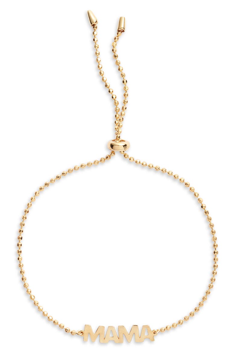Argento Vivo Mama Slider Bracelet, Main, color, GOLD