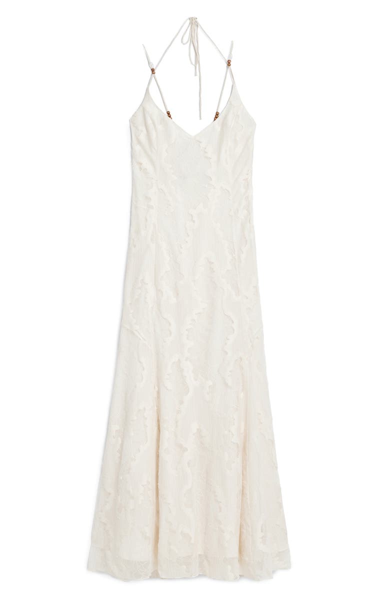 Desigual Devoré Lace Maxi Dress, Alternate, color, White