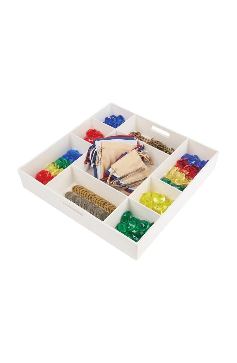 Kaplan Early Learning Company Timeless Treasures Loose Parts STEM Kit, Alternate, color, White