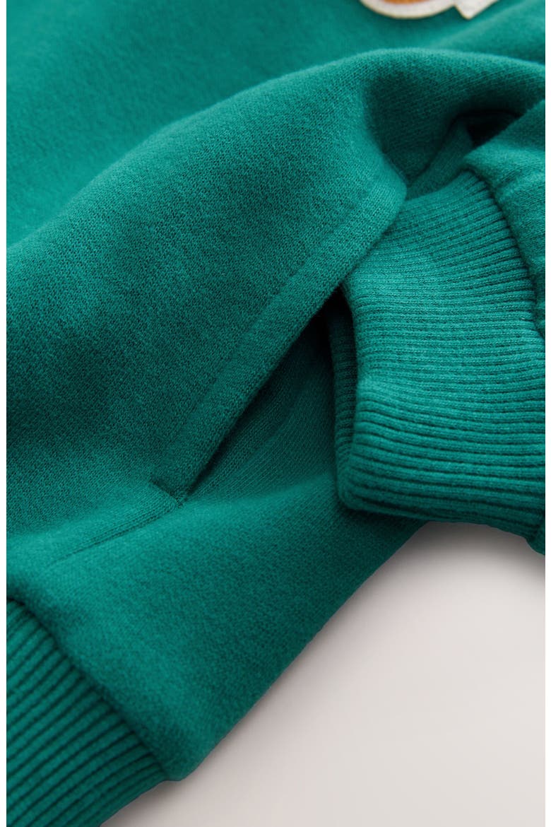 Kids' Heavy Equipment Appliqué Hoodie, Alternate, color, GREEN