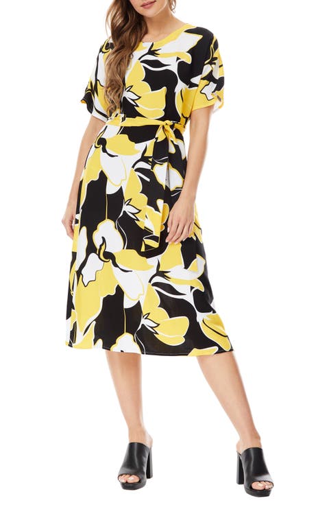 Lucille Crepe Midi Dress
