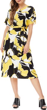 BY DESIGN Lucille Crepe Midi Dress