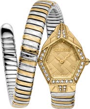 Just Cavalli Snake Bracelet Watch, 23mm x 32mm