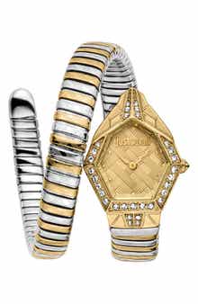 Just Cavalli Snake Bracelet Watch, 23mm x 32mm