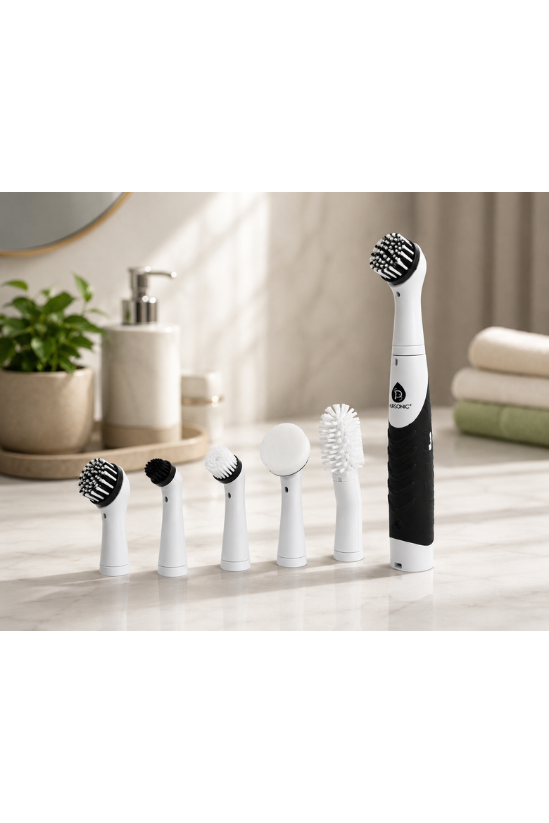Cordless Power Scrubber Cleaning Brush, Alternate, color, White