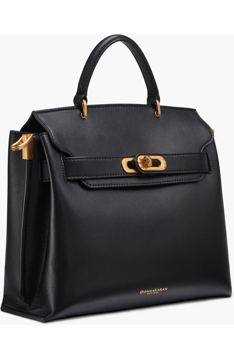 Donna Karan New York Bridgehampton Satchel, Alternate, color, Blk/Gold