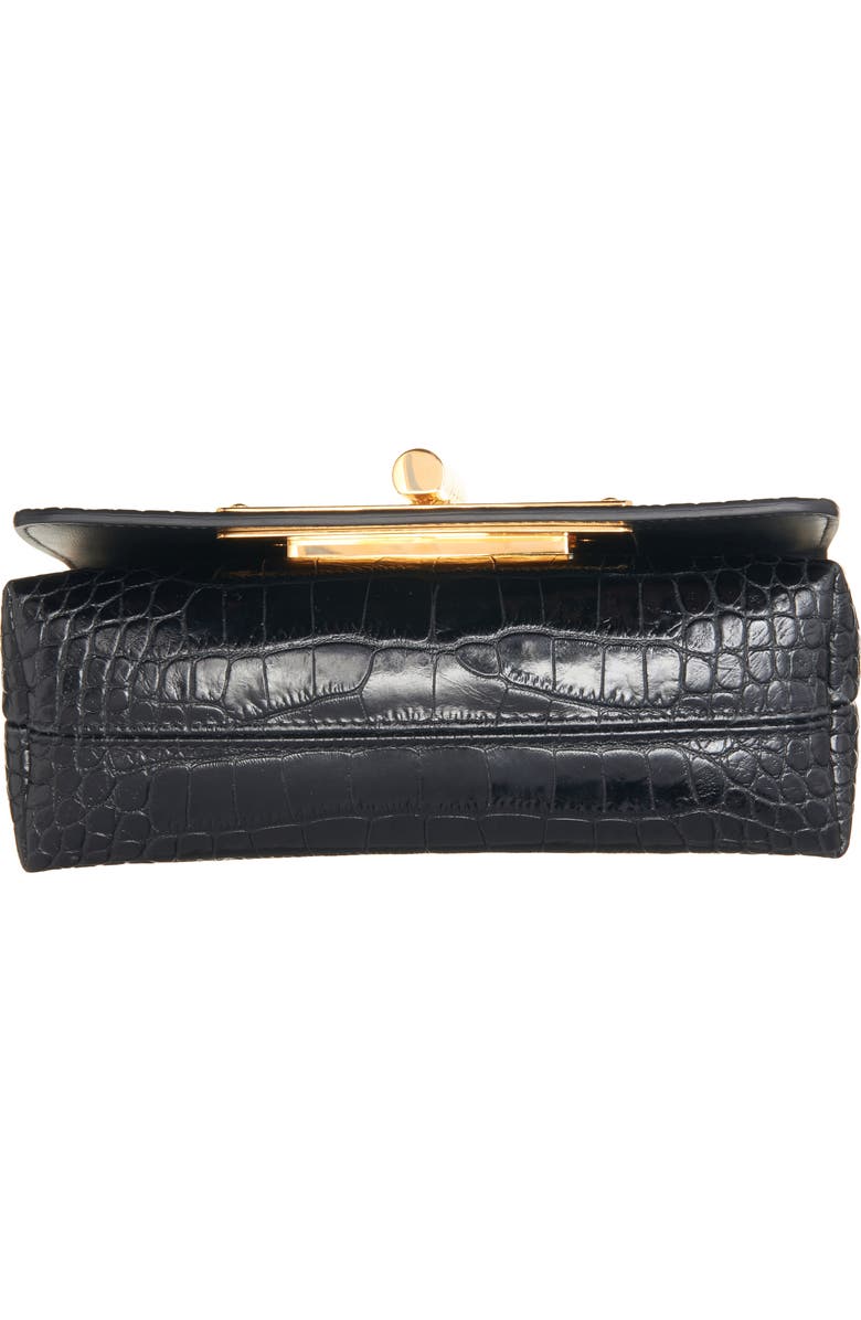 TOM FORD Mini Natalia Croc Embossed Leather Shoulder Bag, Alternate, color,