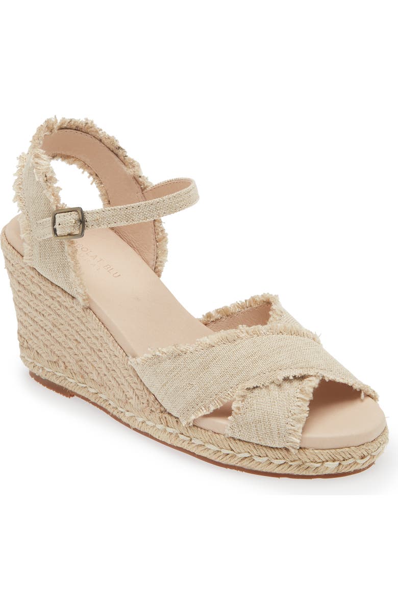 Chocolat Blu Unna Espadrille Wedge, Main, color,