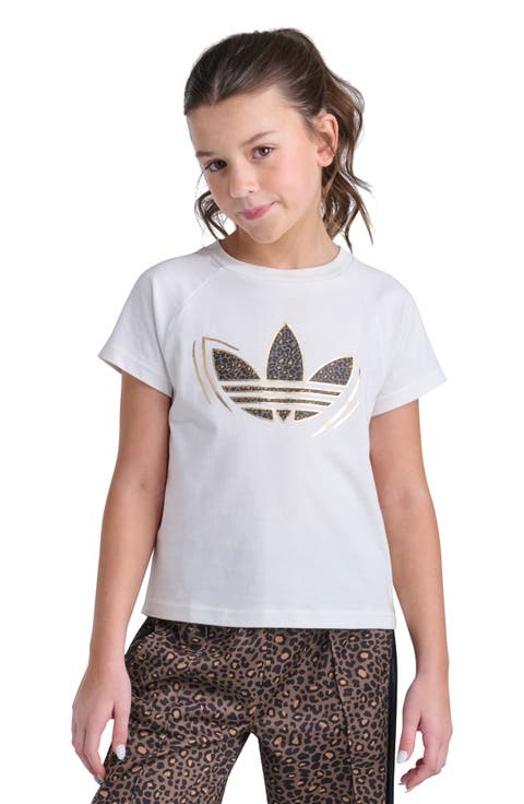 Kids' Cheetah Trefoil T-Shirt