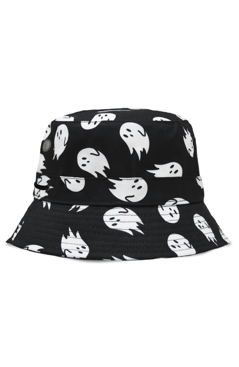 Dalix Ghost Bucket Hat, Alternate, color, Black