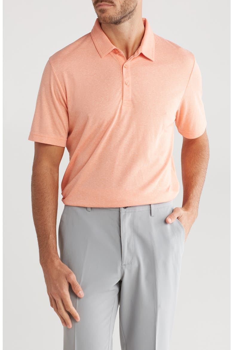 Mucho Gusto Polo, Main, color, HEATHER MELON