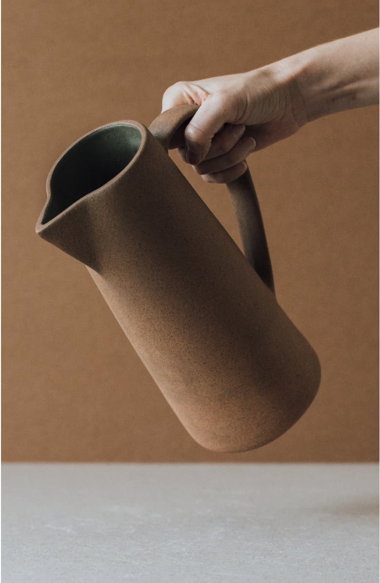 Al Centro Ceramica Tall Jug, Alternate, color, Terracotta