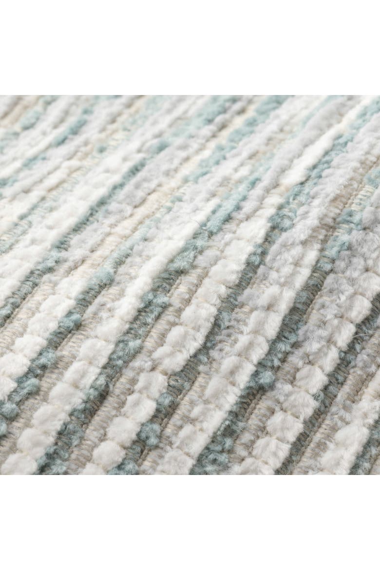 Progress Multicolored Chenille Indoor & Outdoor Woven Accent Pillow, Alternate, color, Mist