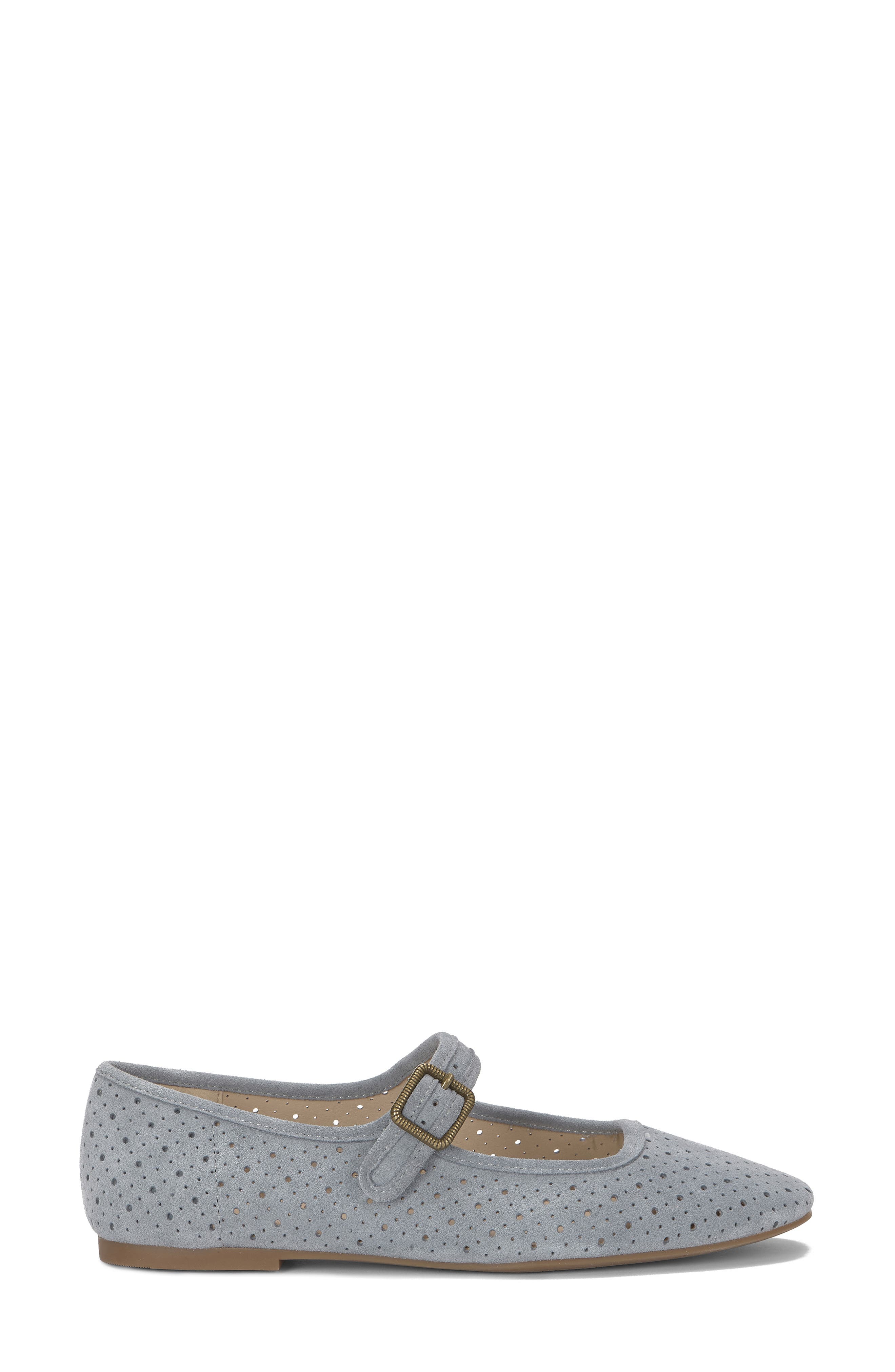 Lucky Brand Tannyr2 Mary Jane Flat, Alternate, color, French Grey Suede