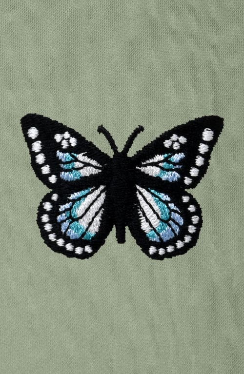 Dalix Womens Butterfly Heavyweight Relaxed Sweatshirt