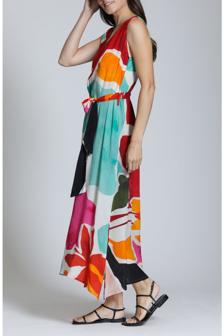 Sleeveless Maxi Dress, Alternate, color, RED MULTI