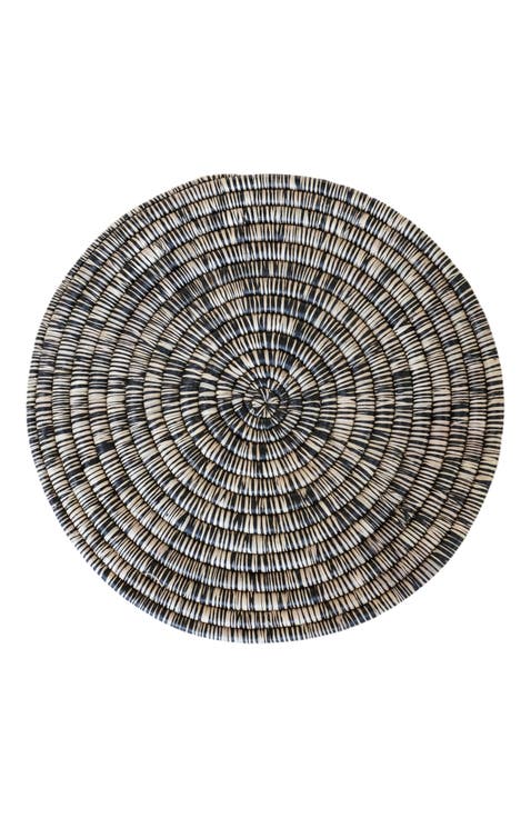 Mixed Raffia Platter