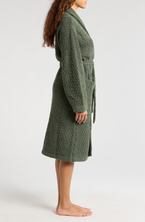 Sunday Citizen Snug Waffle Robe In Green