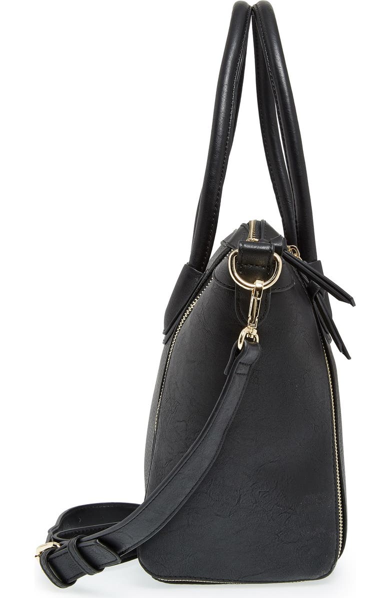 Sole Society 'Kaylen' Faux Leather Crossbody Satchel, Alternate, color,