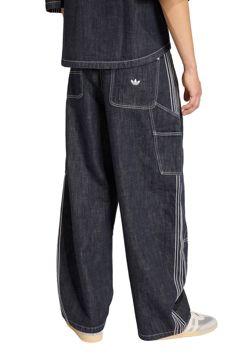Loose Fit Worker Jeans, Alternate, color, INDIGO DENIM