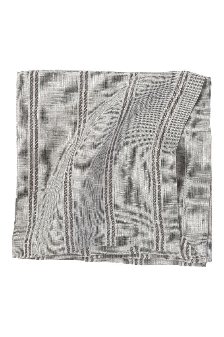 Mendocino Set of 4 Linen Napkins, Main, color, STONE