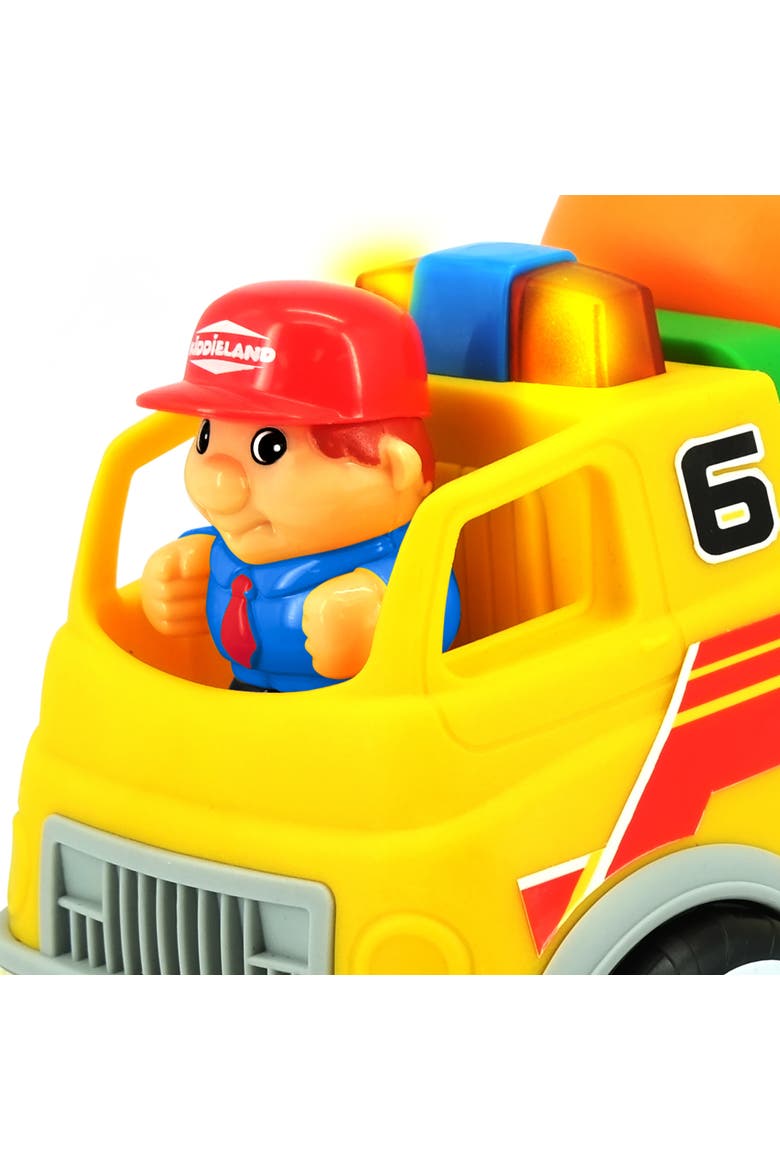 Cement Mixer Motorized Construction Toy Vehicle, Alternate, color, Multicolored