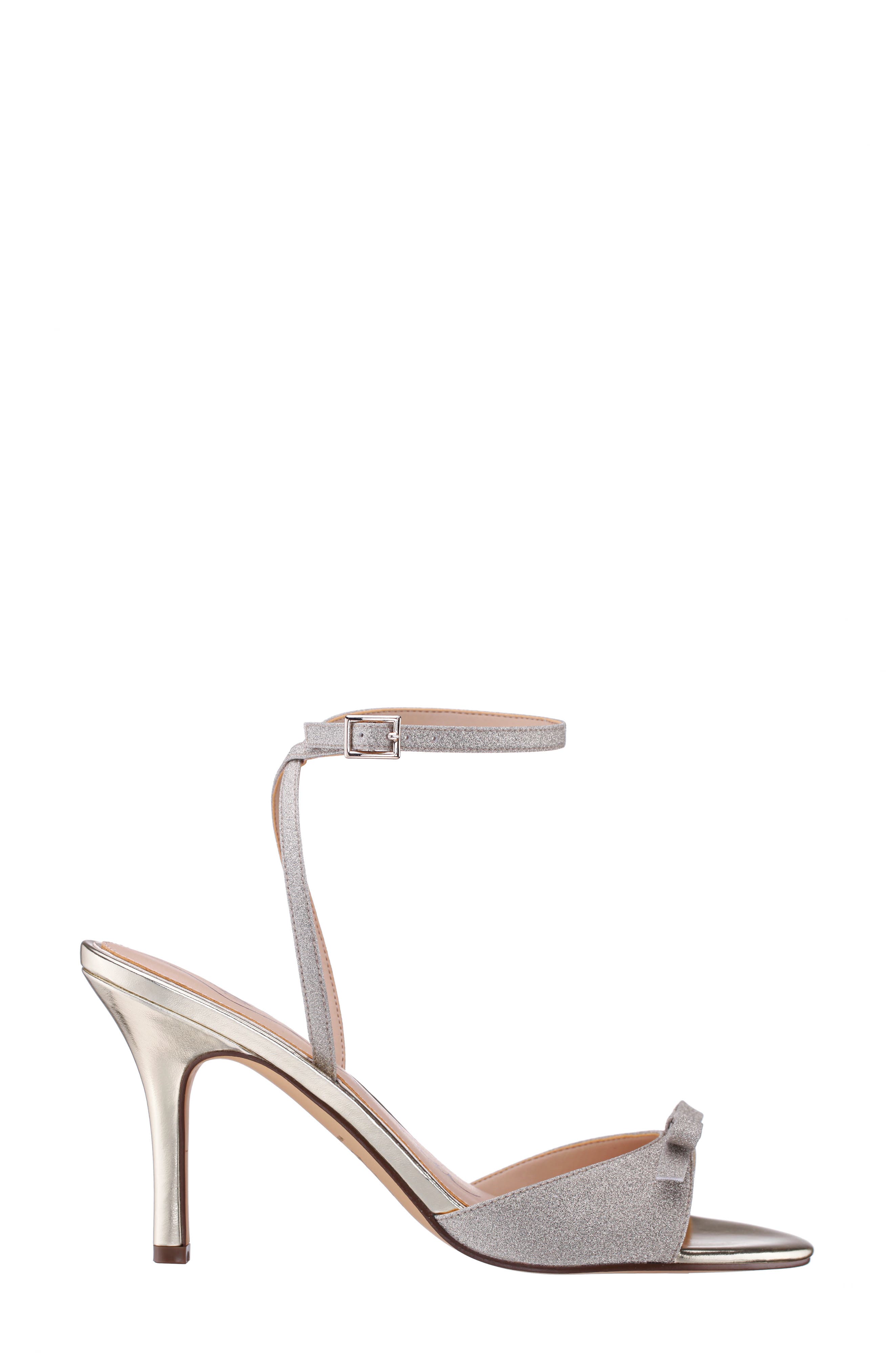Nina Vicci Ankle Strap Sandal, Alternate, color, Platino