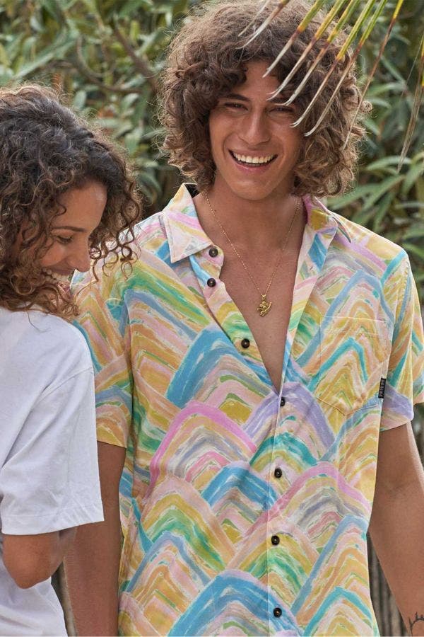 RAINBOW MOUNTAINS - 7-SEAS BUTTON UP - image 2