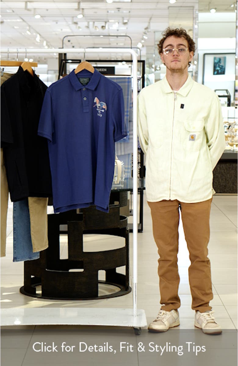 Classic Fit Horse Appliqué Polo Shirt, sales video thumbnail