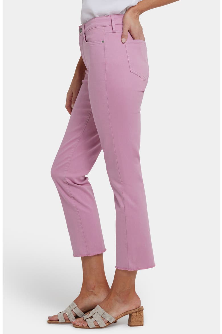 Sheri Frayed Hem Slim Jeans, Alternate, color, BALLET