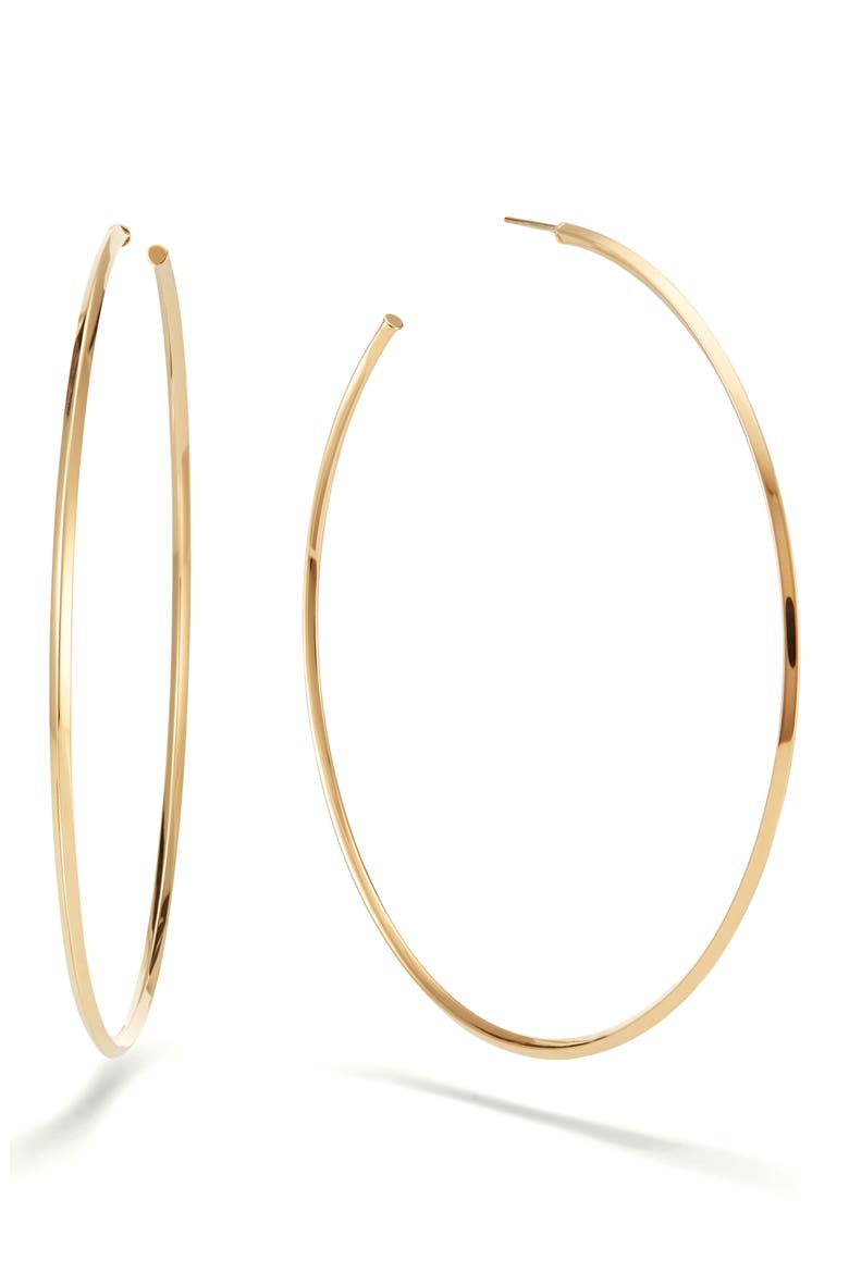 Jewelry Casino Hollow Hoop Earrings, Main, color, YELLOW GOLD