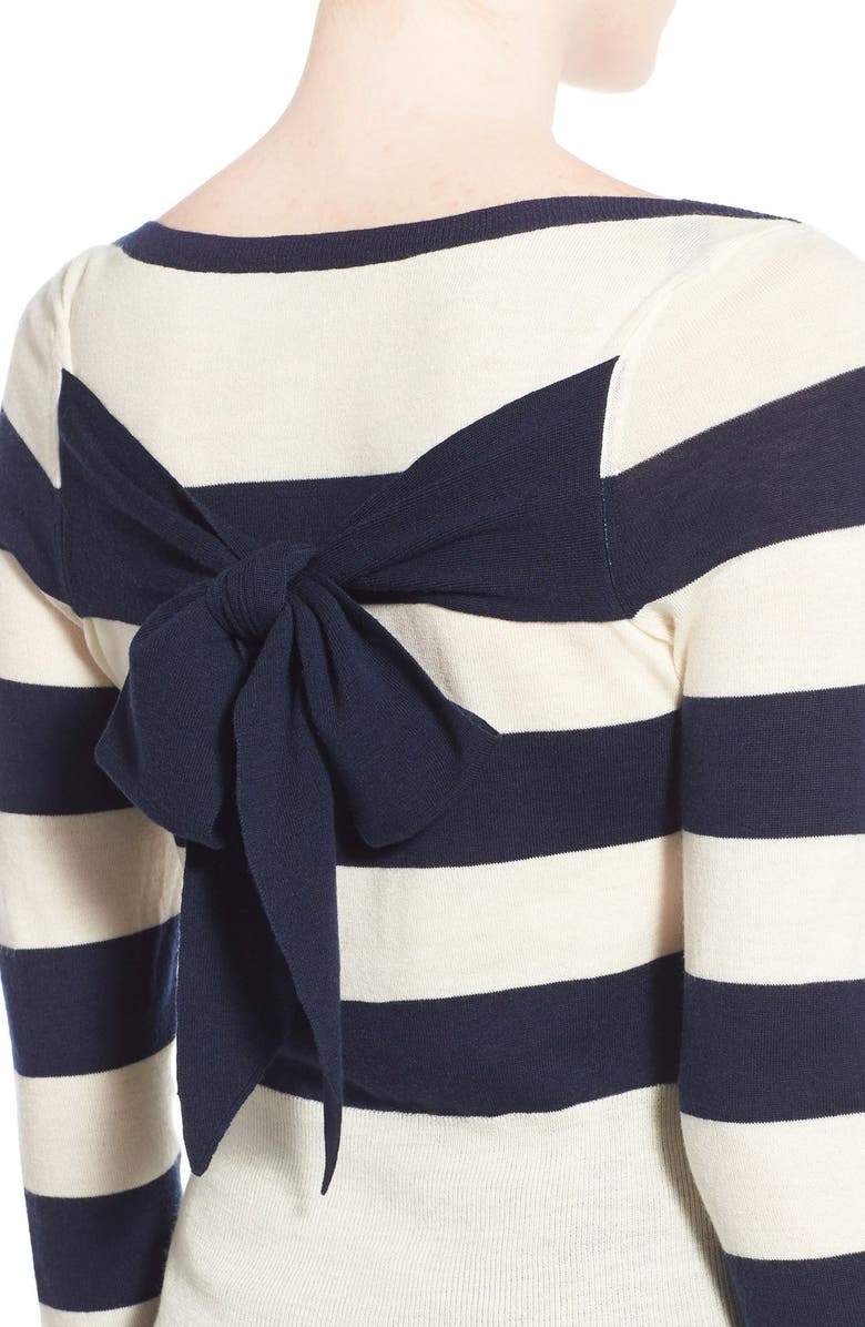 Chelsea28 Olivia Palermo + Chelsea28 Stripe Wool & Cashmere Pullover, Alternate, color, 