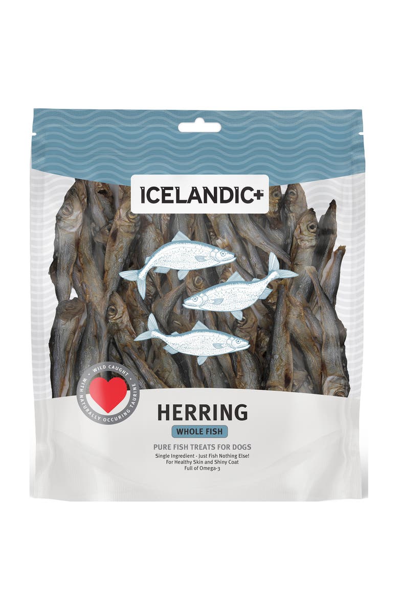 ICELANDIC+ Herring Whole Fish Dog Treat 9oz Bag, Main, color, Multicolored