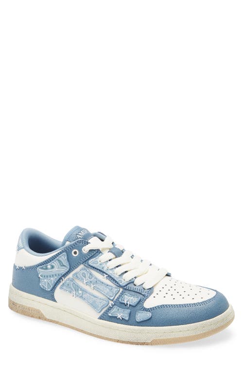 Amiri Men Tow-tone Leather Bandana Skel Sneakers