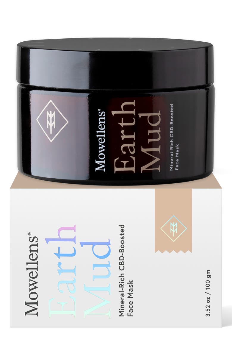 Mowellens Earth Mud Mineral-Rich CBD Hemp Mask, Main, color, 