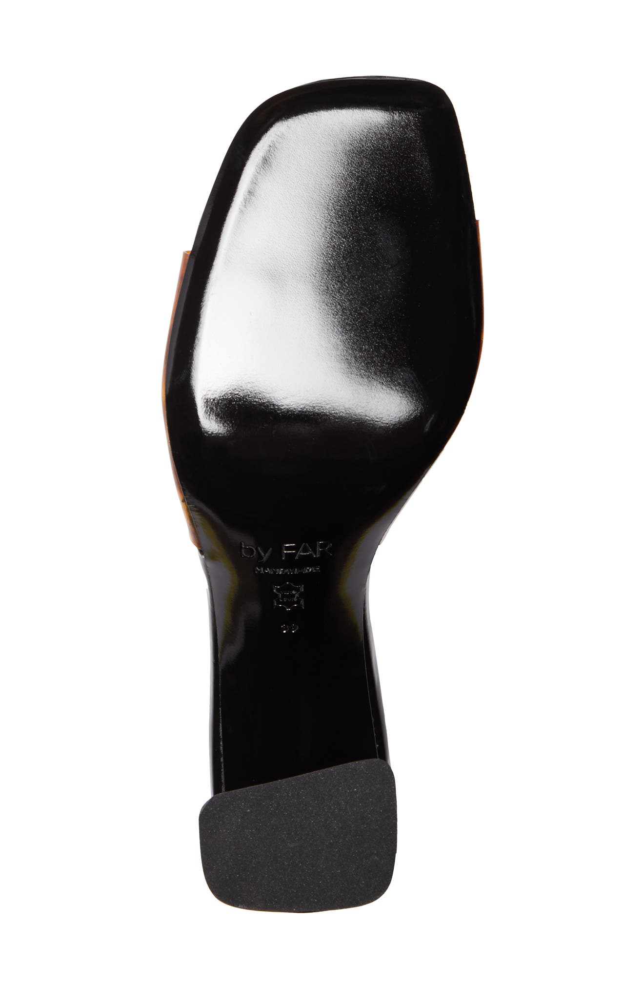 By Far Juju Clear Tortoiseshell Pattern Strap Sandal, Alternate, color, 