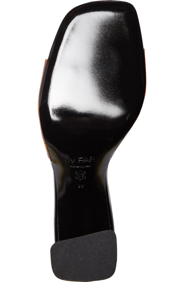 By Far Juju Clear Tortoiseshell Pattern Strap Sandal, Alternate, color,