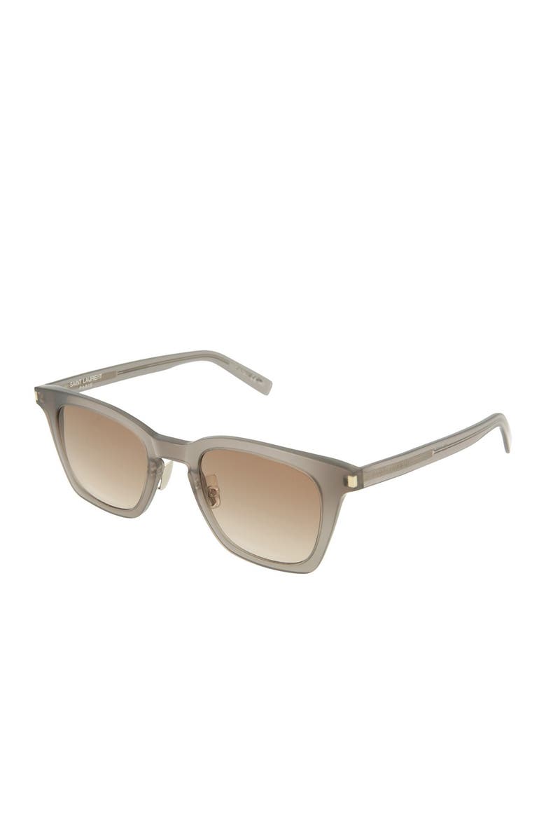 Saint Laurent 47mm Square Sunglasses, Alternate, color,