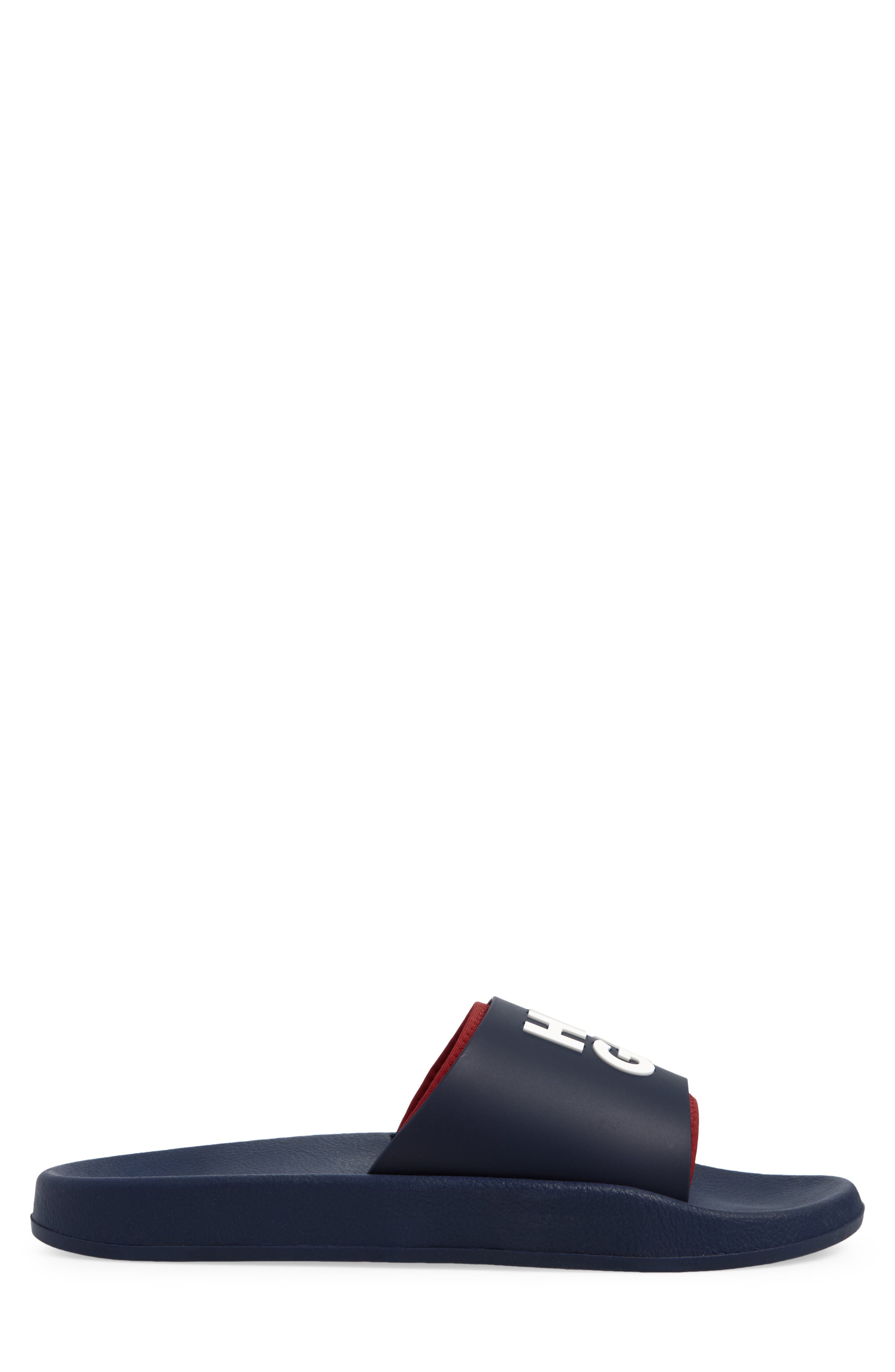 Slide Sandal, Alternate, color, DARK BLUE