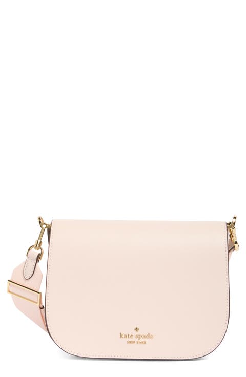 madison saffiano leather saddle bag