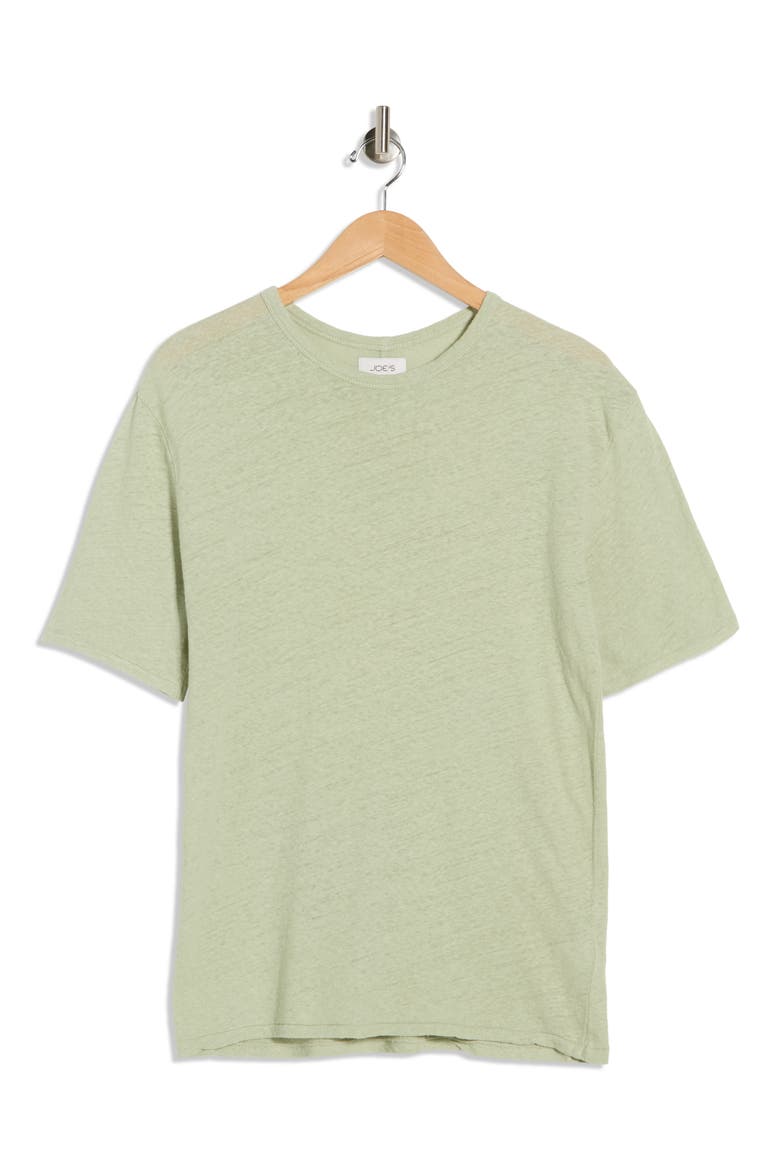 Cotton & Linen T-Shirt, Alternate, color, SAGE