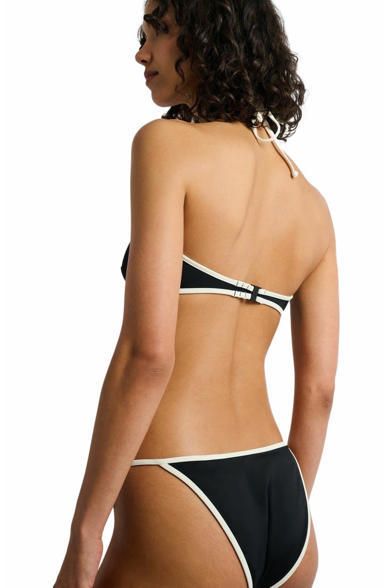Palermo Bikini Top, Alternate, color, BLACK/EGRET