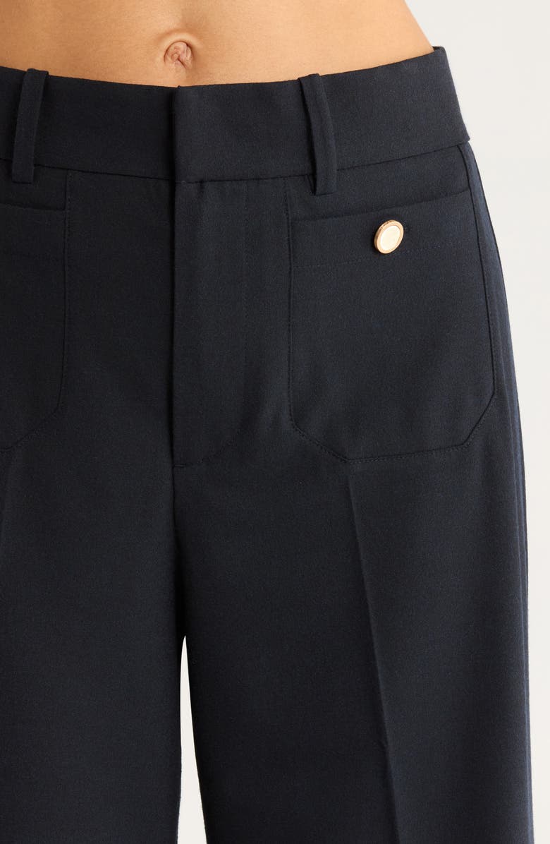 FRAME Modernist High Waist Pocket Pants, Alternate, color, Dark Navy