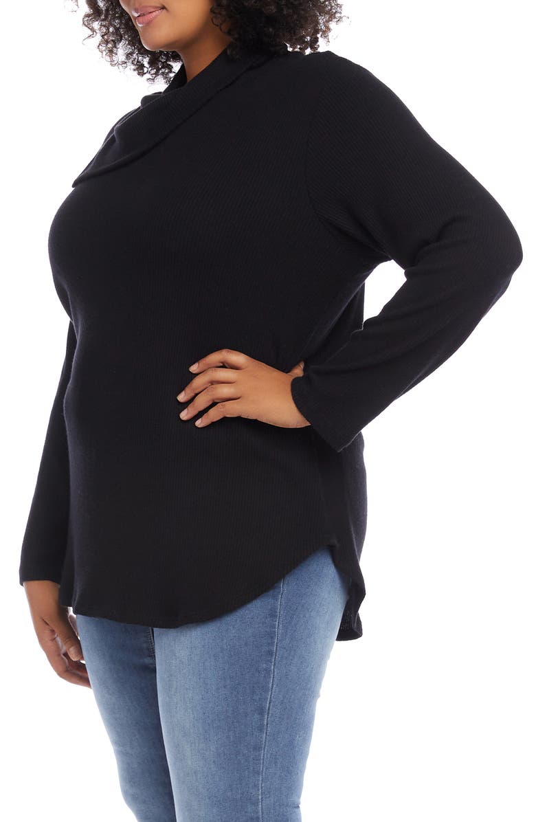 Karen Kane Drape Neck Top, Alternate, color, 