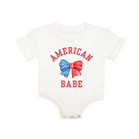 American Babe Short Sleeve Romper (Baby)