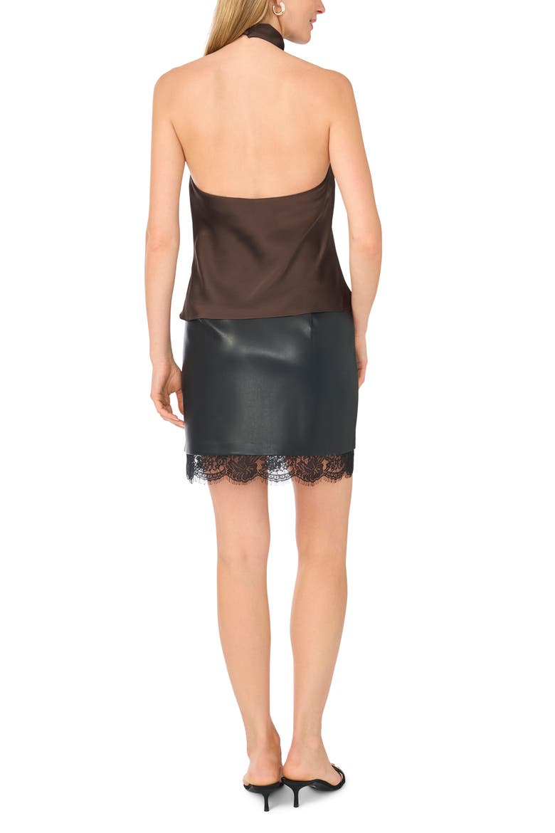 Satin Halter Top, Alternate, color, CHOCOLATE PLUM