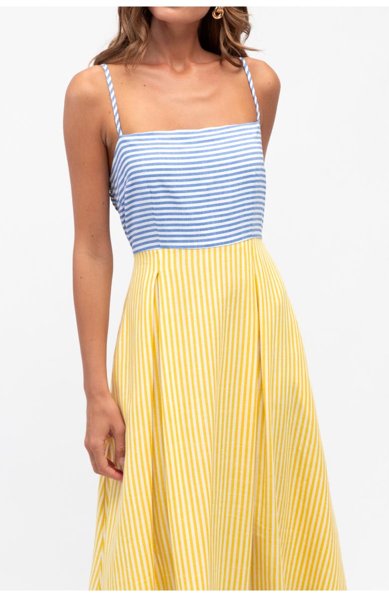 Label of Love Isabel Striped Dress, Alternate, color, Yellow