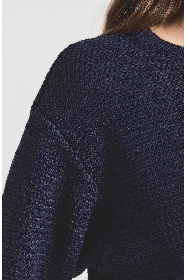 Madison Elbow Sleeve Sweater, Alternate, color, NAVY